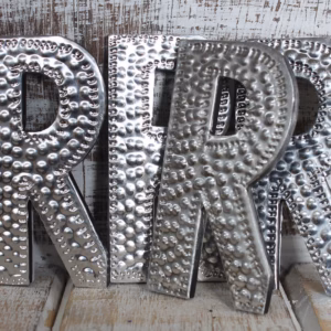 Arty Aluminum Letters - R - Klein