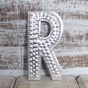 Arty Aluminum Letters - R - Klein