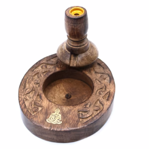 Brûleur à Reflux en Bois de Manguier - Brass Buddha - Petit