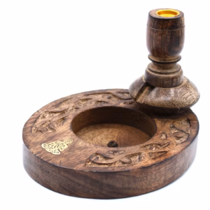 Brûleur à Reflux en Bois de Manguier - Brass Buddha - Petit