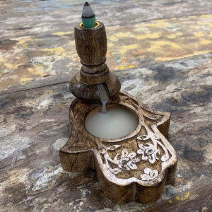 Sm Mango Wood Tilbakestrømning Burner - Hamsa