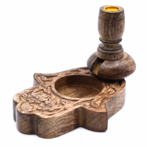 Brûleur à Reflux en Bois de Manguier - Hamsa - Petit