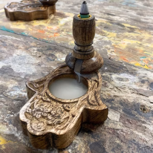 Sm Mango Wood Tilbakestrømning Burner - Hamsa