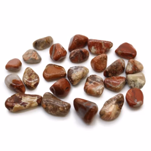 African Tumble Stones - Light Jasper - Brecciated - Small - 24pcs