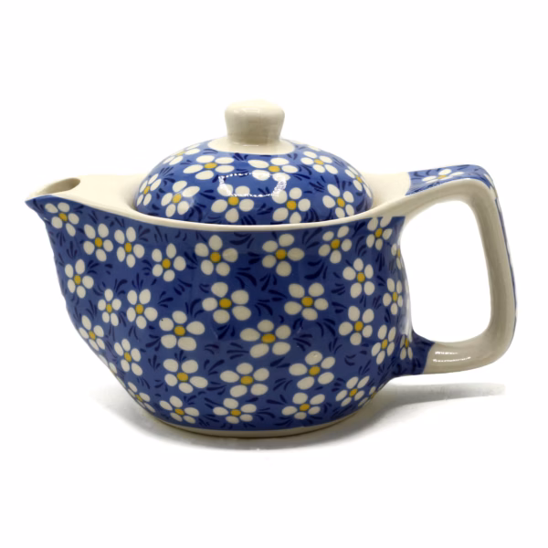 Kruiden Theepot - Blauwe Madelief - Klein