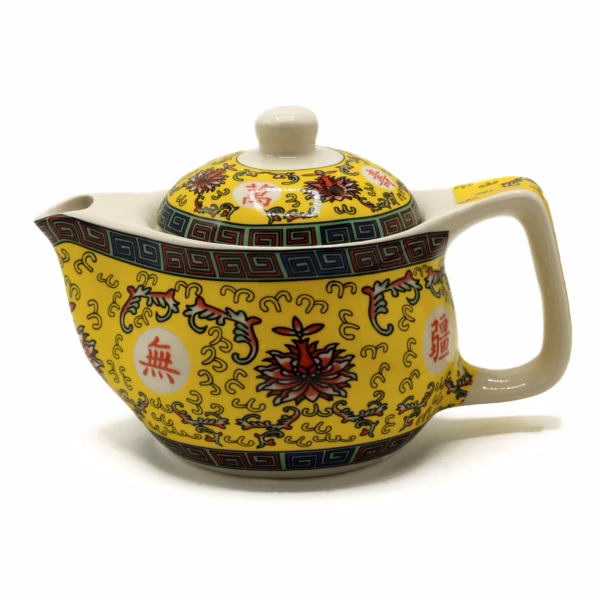 Herbal Teapot - Long Life Oriental Design - Small