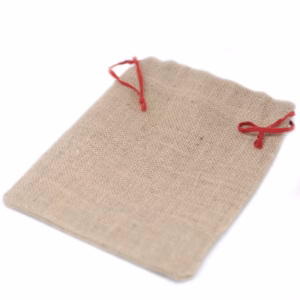 Sacs en Jute avec Petits Cordons - 180x220mm