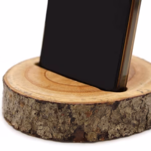 Soporte para el Móvil Pequeño de Tronco (Ranura) - Natural
