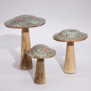 Champignon - Motif Carreaux Méditerranéens - Petit