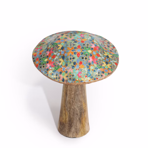 Champignon - Motif Carreaux Méditerranéens - Petit