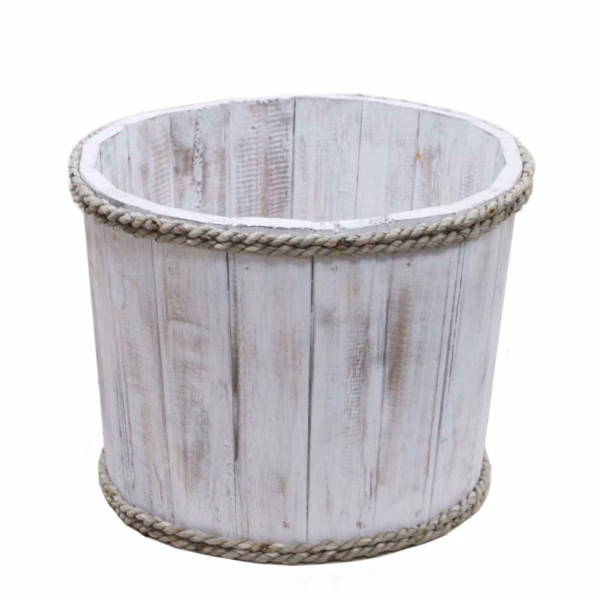 Nautical Display Tub - Whitewash - Small