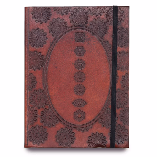 Notebook with Strap - Chakra Mandala - Small