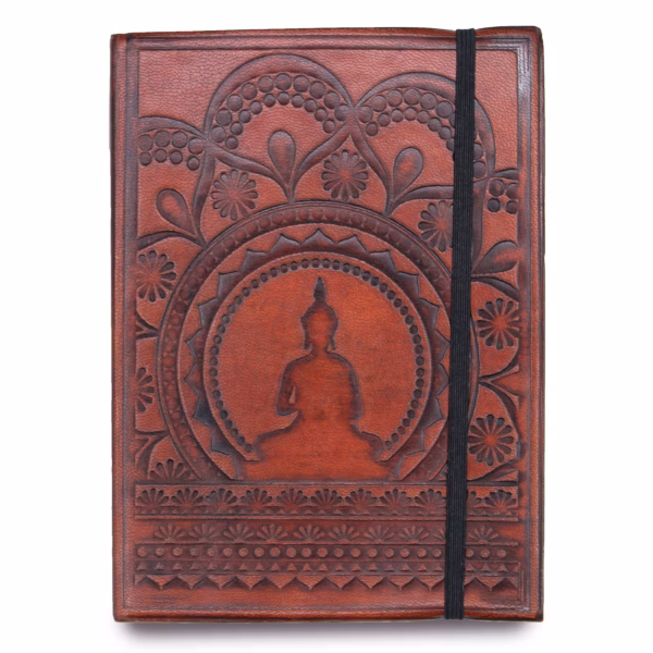 Notebook with Strap - Tibetan Mandala - Small
