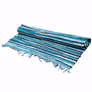 Flickenteppich - Premium - Qualität - Aqua Blues - Klein