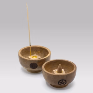 Ritualschale - Räucherkegelhalter 11x6cm - Verschiedene Fünfecke Usw. - Klein