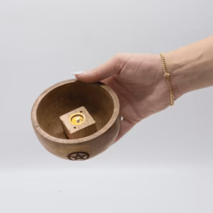 Ritualschale - Räucherkegelhalter 11x6cm - Verschiedene Fünfecke Usw. - Klein