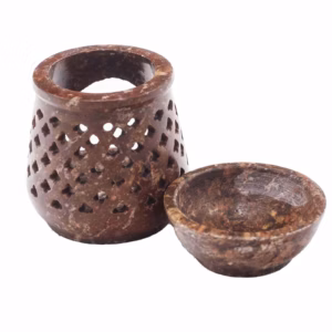 Speckstein - Ölbrenner 8cm - Klassisch - Klein