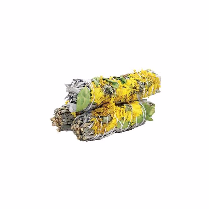 Bâton Smudge - Tournesol Sauge 10cm 2 Bâton Smudge - Tournesol Sauge 10Cm