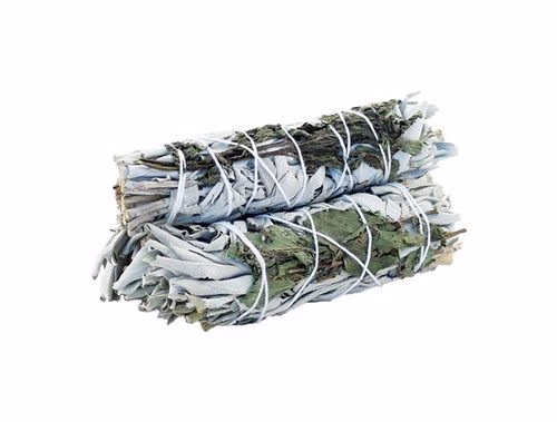 Atado de Hierba - Salvia Blanca y Menta 10cm