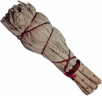 Smudge Stick - Vit Salvia Fackla 10cm