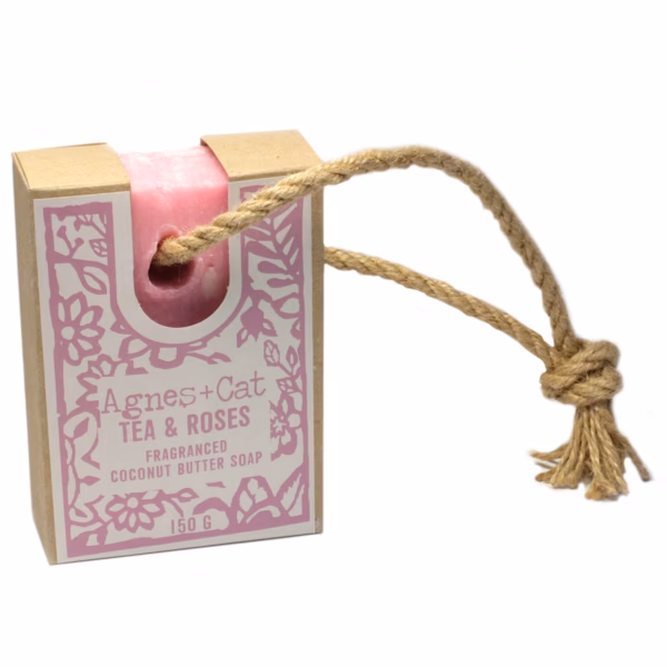 Savon sur Corde - Thé et Roses