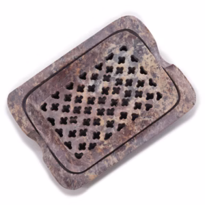 Porte - Savon et Égouttoir en Pierre Ollaire 11x8cm - Classique