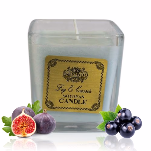 Velas de Cera de Soja - Higo y Grosella Negra