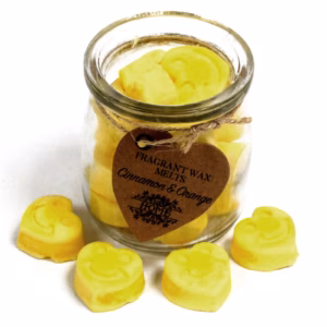 Soya Duftvoks Melts Jar - Kanel & Appelsin