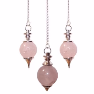 Kugelpendel - Rosenquartz