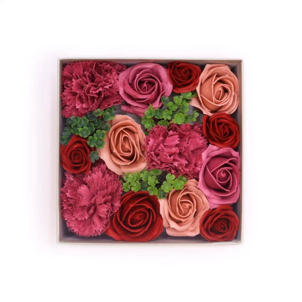 Square Box - Vintage Roses
