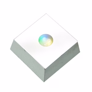 Cuadrado LED Claro Caja For Crystals