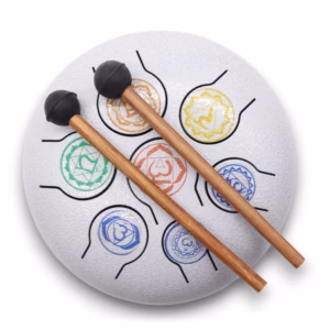 Tambour à Langue en Acier Happy 7 Chakra - 18cm