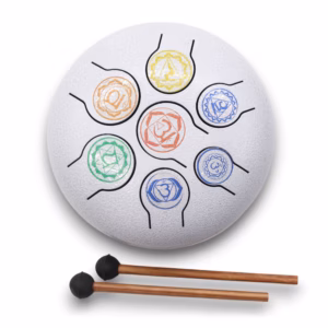 Tambour à Langue en Acier Happy 7 Chakra - 18cm