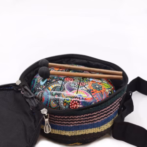 Steel Tongue Happy Drums Muti Coloured Om - 18cm