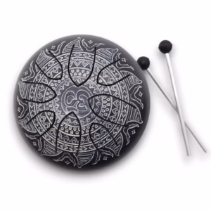 Steel Tongue Happy Drums Om Mandala Gravert - 16cm