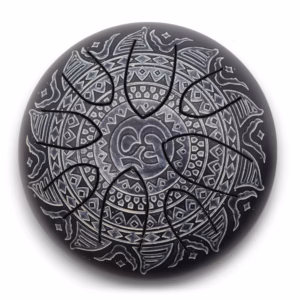 Steel Tongue Happy Drums Om Mandala Gravert - 16cm