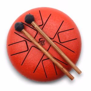 Steel Tongue Happy Drum OM Rød - 16cm
