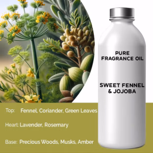 Hinojo Dulce y Jojoba Aceite Puro de Fragancia - 500ml