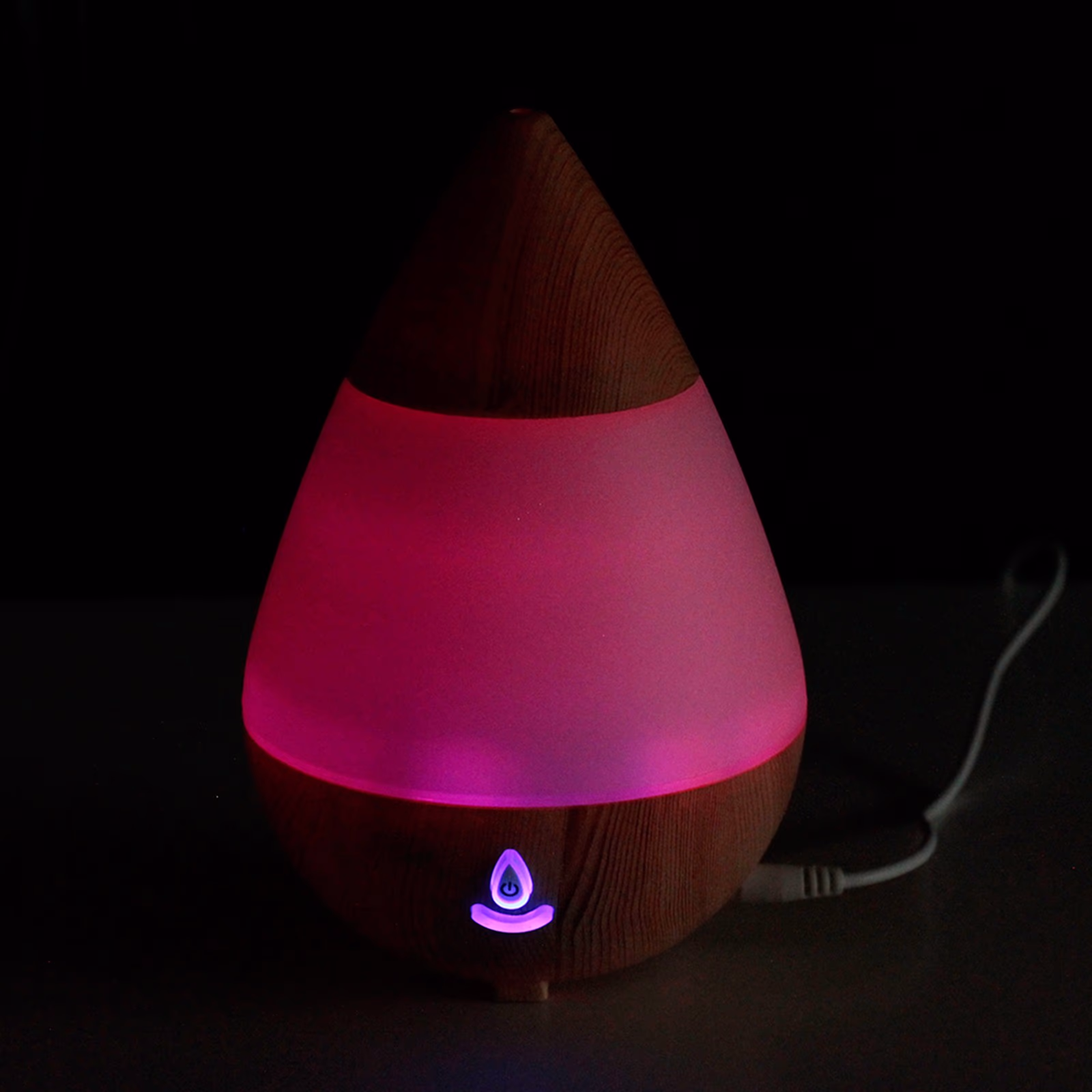 Teardrop Aroma Aromadiffuser - USB - LED - Farger 3 Teardrop Aroma Aromadiffuser - Usb - Led - Farger