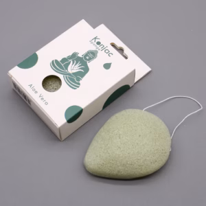 Teardrop Konjac Sponge - Aloe Vera - Helbredende
