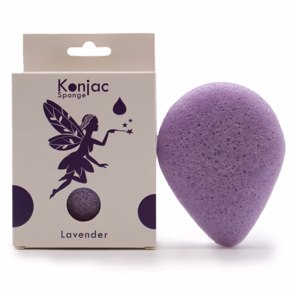 Esponja Konjac Gota - Lavanda - Calmante