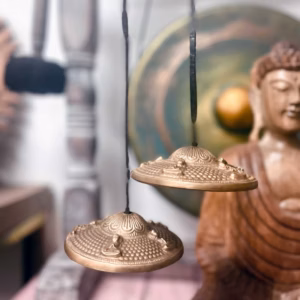 Tingsha Tibetana - Siete Charkra - Aprox 7cm
