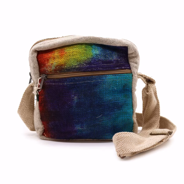 Bolsa Mensajero de Cáñamo Tyedye - 1 Cremallera