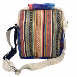 Bolsa de Cáñamo Tiedye - 2 Cremalleras & Solapa