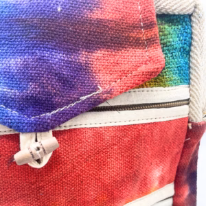 Bolsa de Cáñamo Tiedye - 2 Cremalleras & Solapa