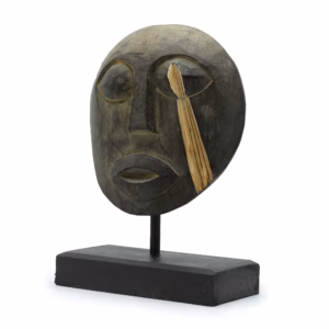 Timor Tribal Dekorativ Maske - Antik 27x20cm