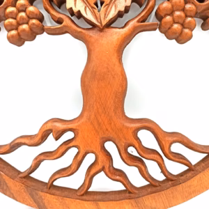 Panel de Madera - Árbol de la Vida de Uva - 40cm