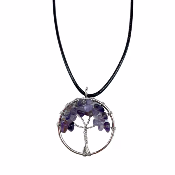 Baum des Lebens Anhänger - Amethyst