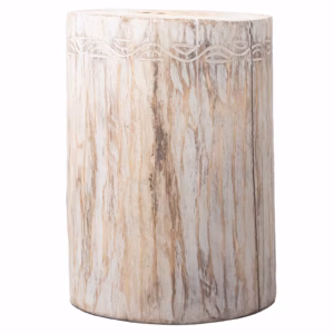 Tribal Skammel/Bord - Albasia - Hvidwash