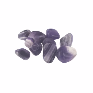 Sten - Amethyst Banded L (A - Kvalitet) - Stor - 24stk.